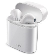 Brezžične slušalke z mikrofonom IPX2 bele