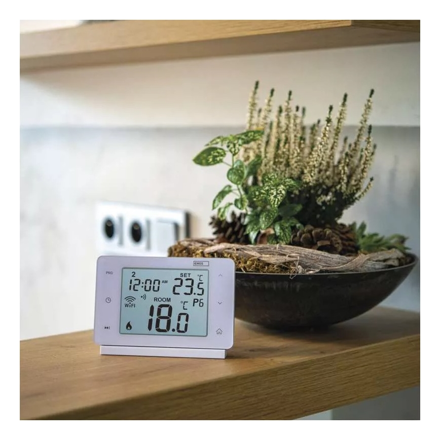 Brezžični digitalni termostat GoSmart 230V/16A Wi-FI Tuya