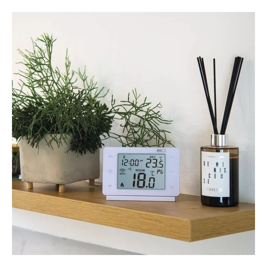 Brezžični digitalni termostat GoSmart 230V/16A Wi-FI Tuya