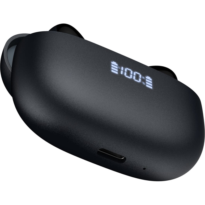 Brezžični earphones z ANC+ENC 300mAh črna