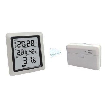 Brezžični termometer - higrometer 2xAA