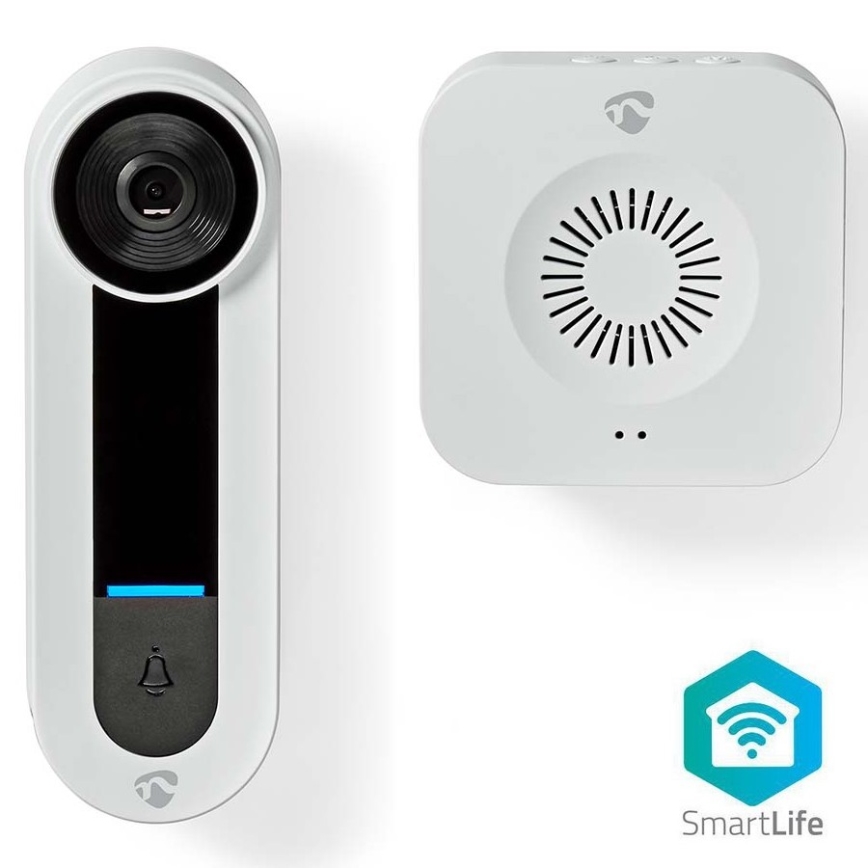 Brezžični video zvonec s senzorjem Full HD 1536p 3xAA Wi-Fi IP65