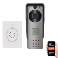 Brezžični video zvonec s senzorjem gibanja GoSmart 12V/3xAA IP44 Wi-Fi Tuya