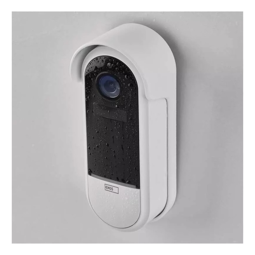 Brezžični video zvonec s senzorjem gibanja GoSmart 5V 3xAA IP65 Wi-Fi Tuya