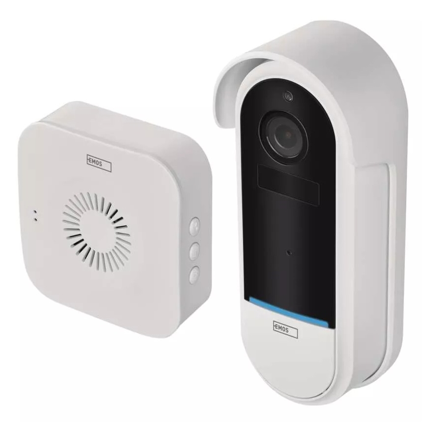 Brezžični video zvonec s senzorjem gibanja GoSmart 5V 3xAA IP65 Wi-Fi Tuya