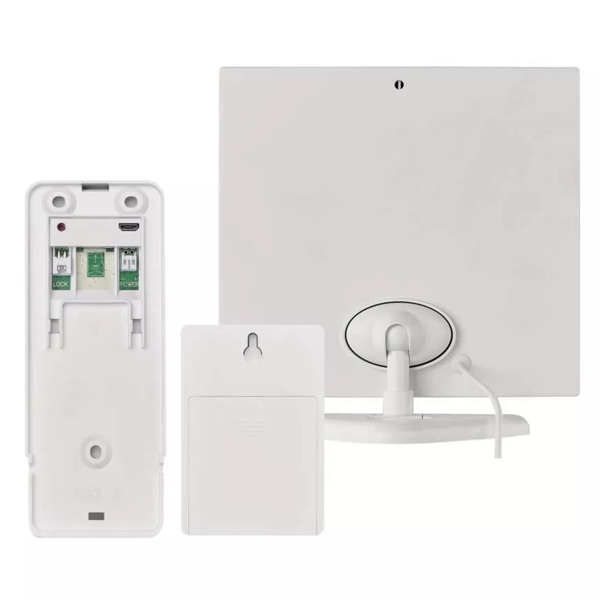 Brezžični video zvonec s solarnim panelom GoSmart 4400 mAh 3xAA IP44 Wi-Fi Tuya