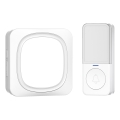 Brezžični zvonec z LED osvetlitvijo 230V IP56 bela