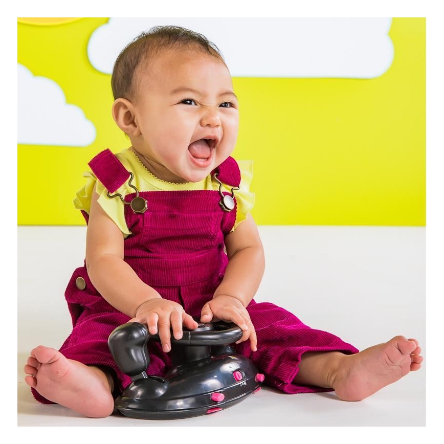 Bright Starts - Otroški sprehajalec 3v1 FORD MUSTANG roza