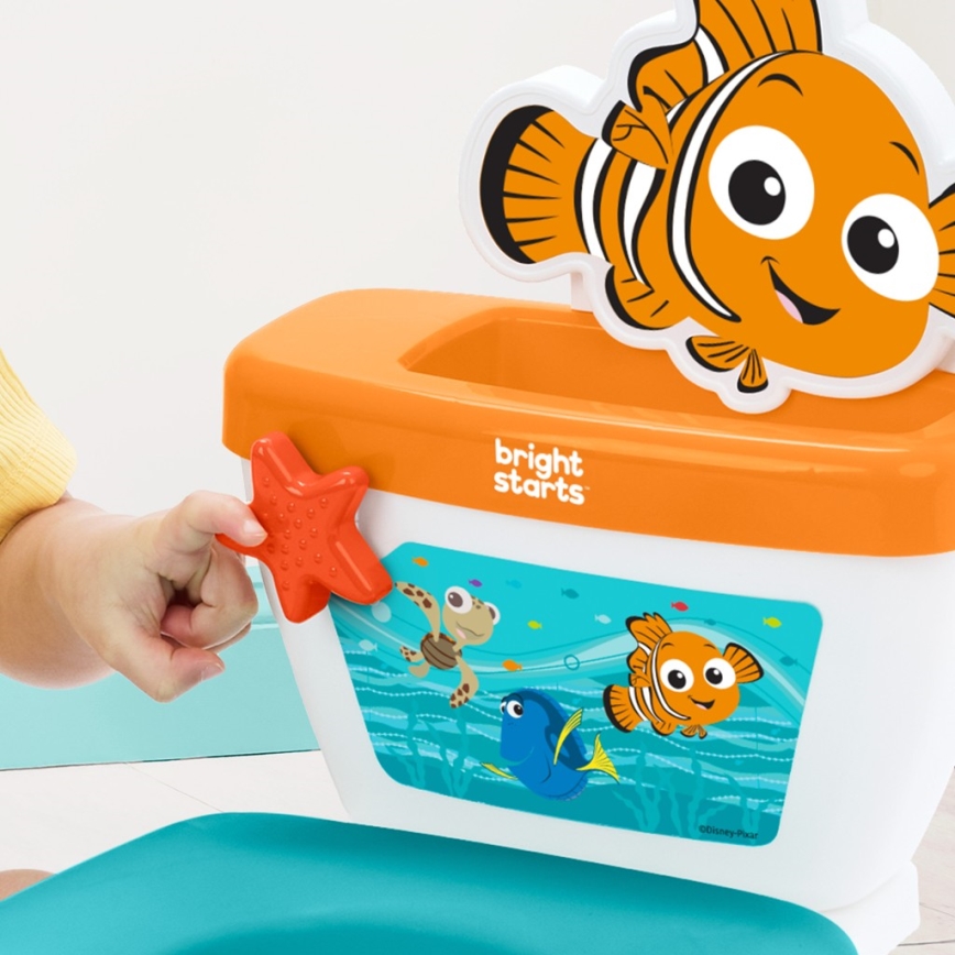 Bright Starts - Otroško stranišče z zvočnimi učinki MY SIZE Finding Nemo 2xAAA