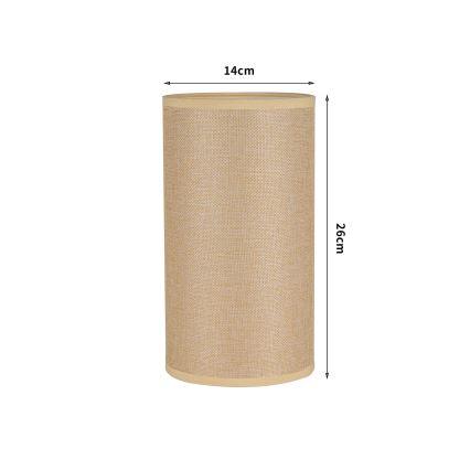 Brilagi - Abažur za namizno svetilko TABLON E27, premer 14 cm, bež