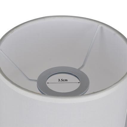 Brilagi - Abažur za namizno svetilko TABLON E27, Ø 14 cm, bela