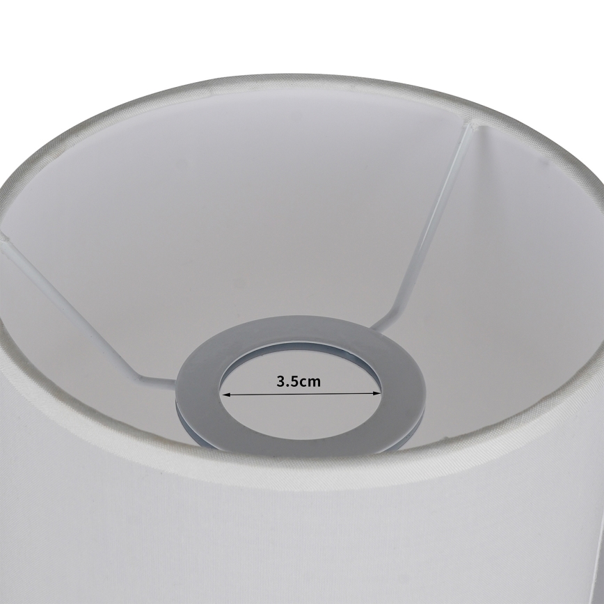 Brilagi - Abažur za namizno svetilko TABLON E27, Ø 14 cm, bela