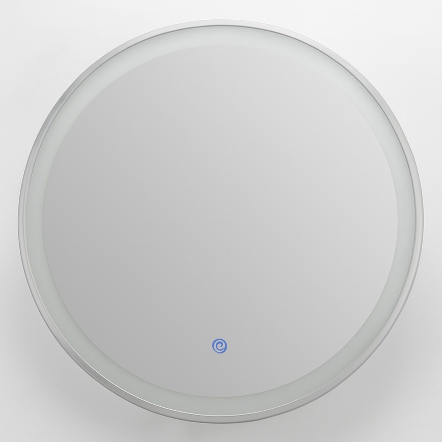 Brilagi - ALU PRO kopalniško ogrevano LED ogledalo z zatemnitvijo in osvetlitvijo LED/18W/230V premer 60 cm 3000/4000/6500K IP44 matni krom