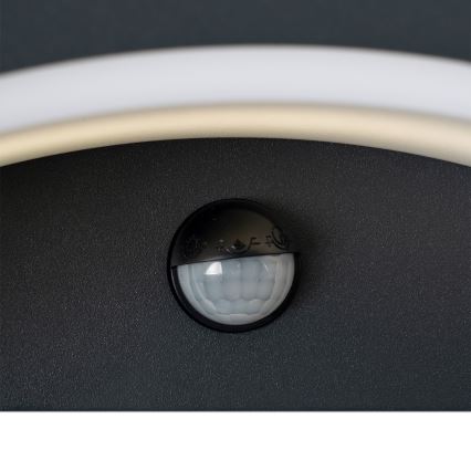 Brilagi - LED zunanja stenska svetilka s senzorjem ARCELO LED/8W/230V IP54