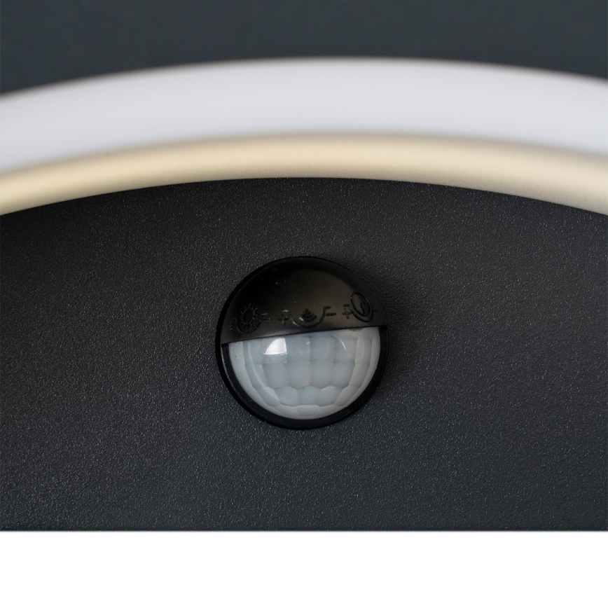 Brilagi - LED zunanja stenska svetilka s senzorjem ARCELO LED/8W/230V IP54