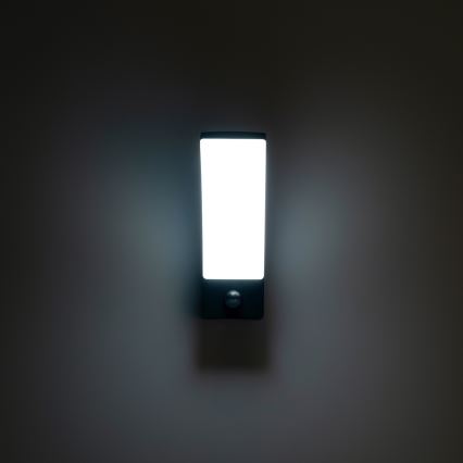 Brilagi - LED zunanja stenska svetilka s senzorjem ARCELO LED/9W/230V IP44