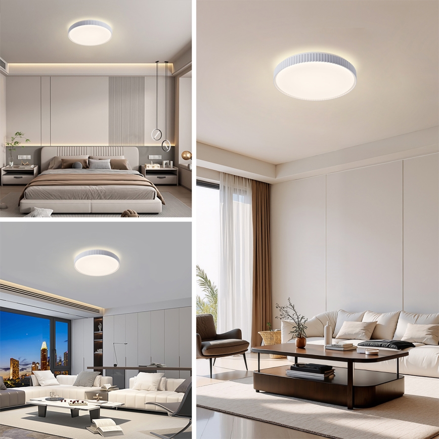 Brilagi - LED zatemnljivo stropno svetilo CORVO LED/72W/230V 3000-6000K belo premer 50 cm + daljinski upravljalnik