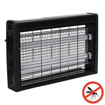 Brilagi - Električni lapač insektov 2xUV/10W/230V 60 m2 črna