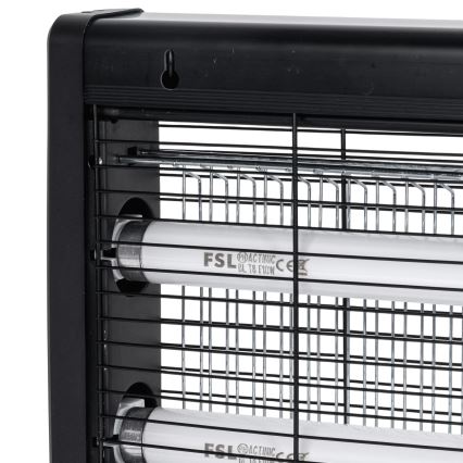 Brilagi - Električni lapač insektov 2xUV/10W/230V 60 m2 črna