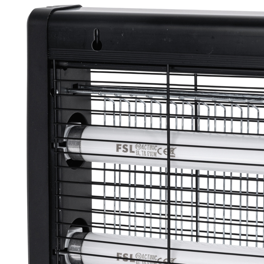 Brilagi - Električni lapač insektov 2xUV/10W/230V 60 m2 črna