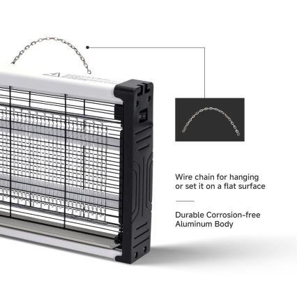 Brilagi - Električni lovilec insektov 2xUV/20W/230V 100 m2