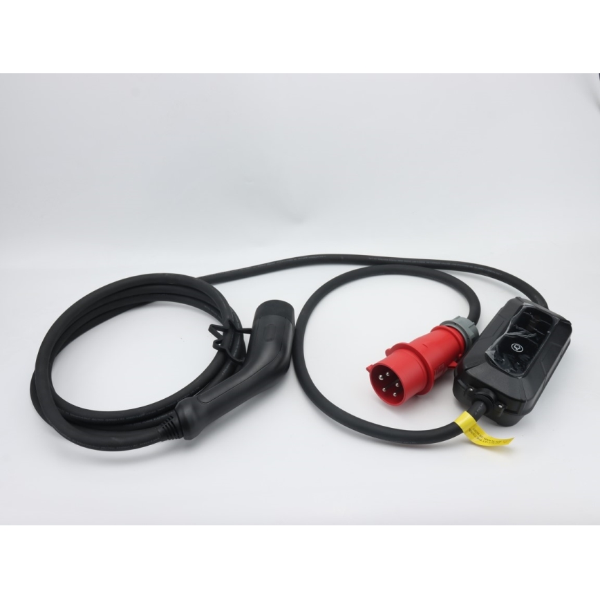 Brilagi - EV potovalna polnilna postaja za električne avtomobile FAST AC Tip 2 16A/380V 11kW + vtičnica 230V, 3,7kW 5m + case