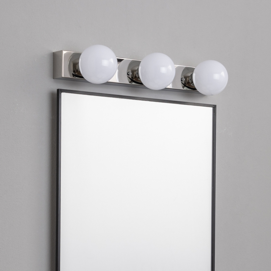 BRILAGI - KOMPLET 2x LED kopalniških stenskih svetilk HOLLYWOOD 3xLED/3W/230V 39 cm IP44 sijajni krom