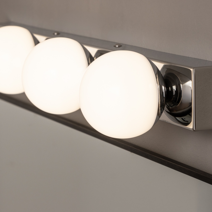 BRILAGI - KOMPLET 2x LED kopalniških stenskih svetilk HOLLYWOOD 3xLED/3W/230V 39 cm IP44 sijajni krom