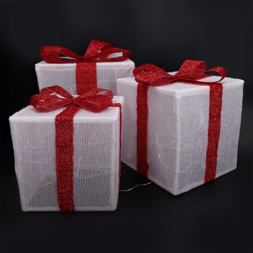 Brilagi - komplet 3x LED zunanjih božičnih okraskov LED/2,6W/3xAA IP44 darila