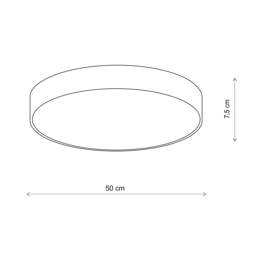 Brilagi - Kopalniška stropna svetilka CLARE 4xE27/24W/230V pr. 50 cm IP54 bež