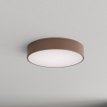 Brilagi - Kopalniška stropna svetilka CLARE s senzorjem gibanja in zaznavanja mraka, 3xE27/24W/230V, Ø 40 cm, rjava, IP54
