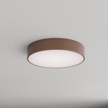 Brilagi - Kopalniška stropna svetilka CLARE s senzorjem gibanja in zaznavanja mraka, 3xE27/24W/230V, Ø 40 cm, rjava, IP54