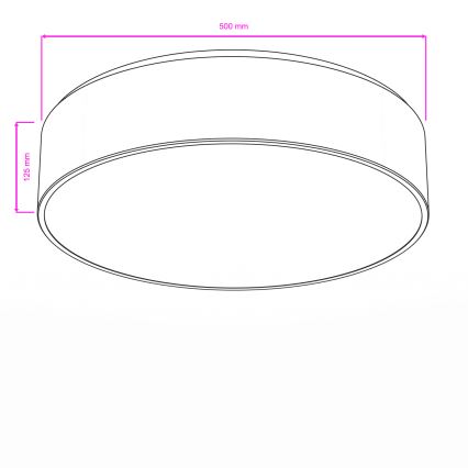 Brilagi - Kopalniška stropna svetilka POOL 4xE27/15W/230V, premer 50 cm, IP54, črna