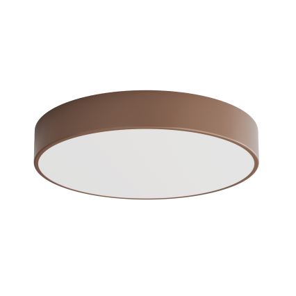 Brilagi - Stropna svetilka za kopalnico CLARE s senzorjem gibanja in mraka 4xE27/24W/230V, premer 50 cm, rjava, IP54