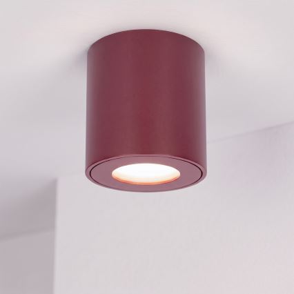 BRILAGI - Kopalniška točkovna svetilka MIA 1xGU10/30W/230V 84x80 mm burgundska IP54