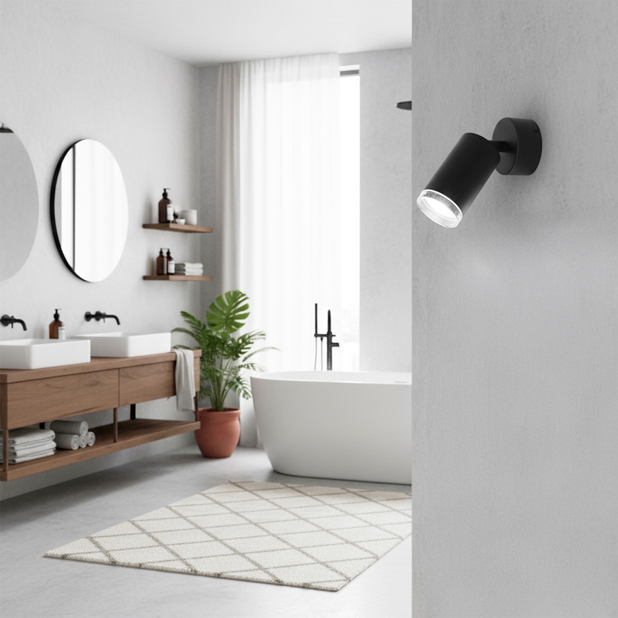 Brilagi - Kopalniški reflektor SELE 1xGU10/30W/230V IP44 črna