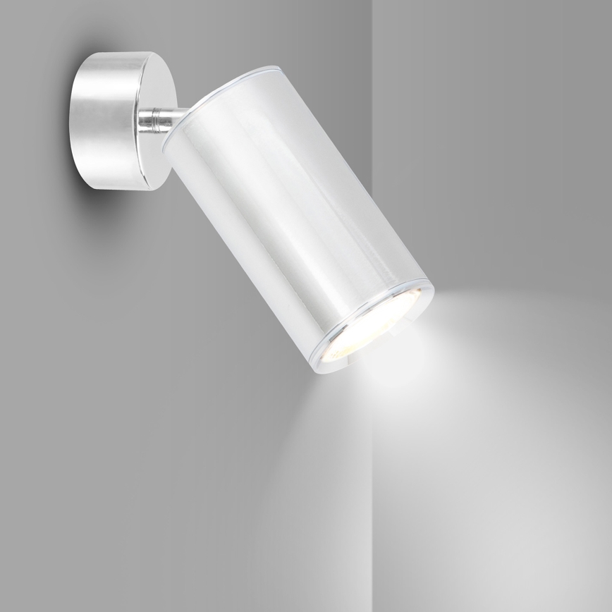 Brilagi - Kopalniški reflektor SELE 1xGU10/30W/230V IP44 sijajni krom