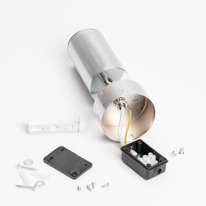Brilagi - Kopalniški reflektor SELE 1xGU10/30W/230V IP44 sijajni krom