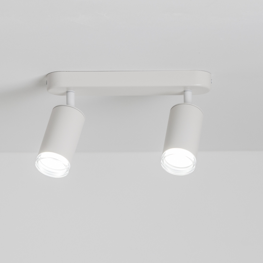 Brilagi - Kopalniški reflektor SELE 2xGU10/30W/230V IP44 bela