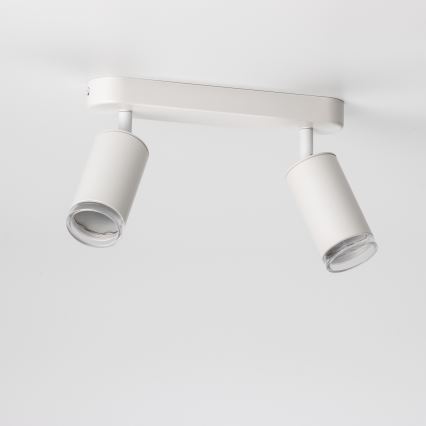 Brilagi - Kopalniški reflektor SELE 2xGU10/30W/230V IP44 bela