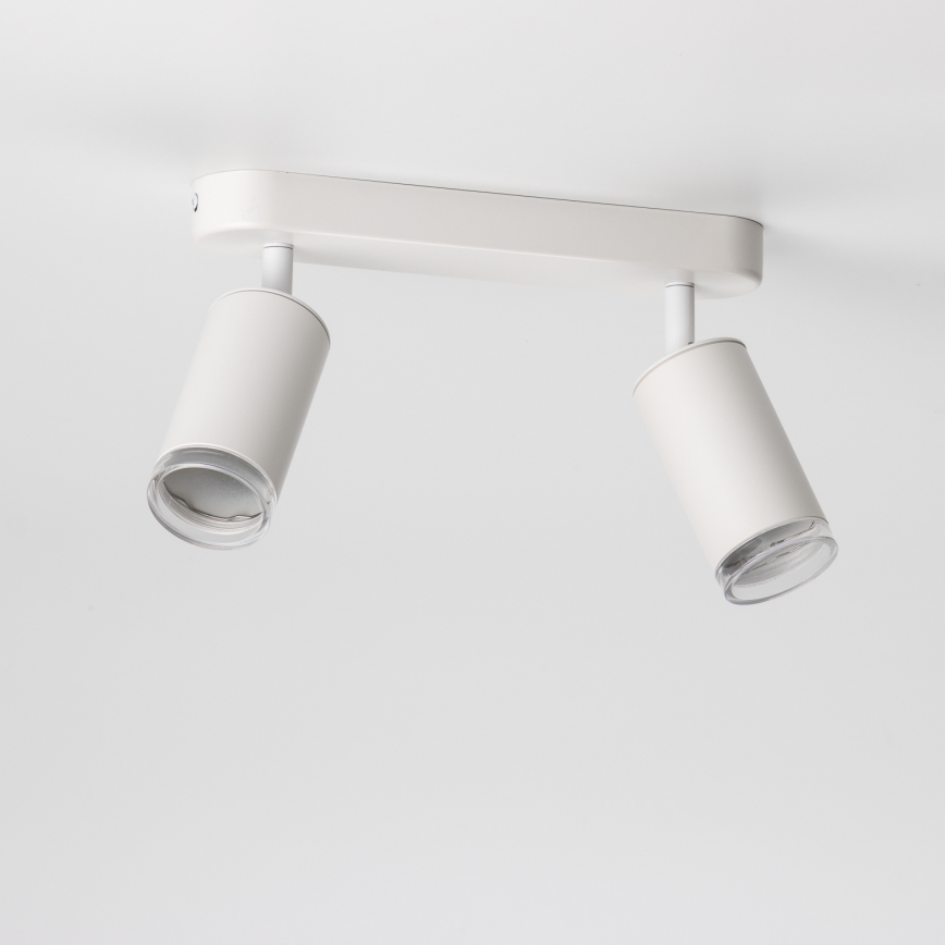 Brilagi - Kopalniški reflektor SELE 2xGU10/30W/230V IP44 bela