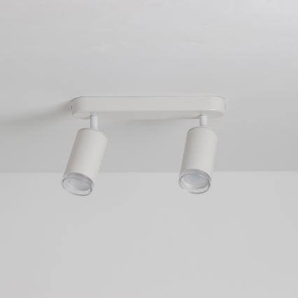 Brilagi - Kopalniški reflektor SELE 2xGU10/30W/230V IP44 bela