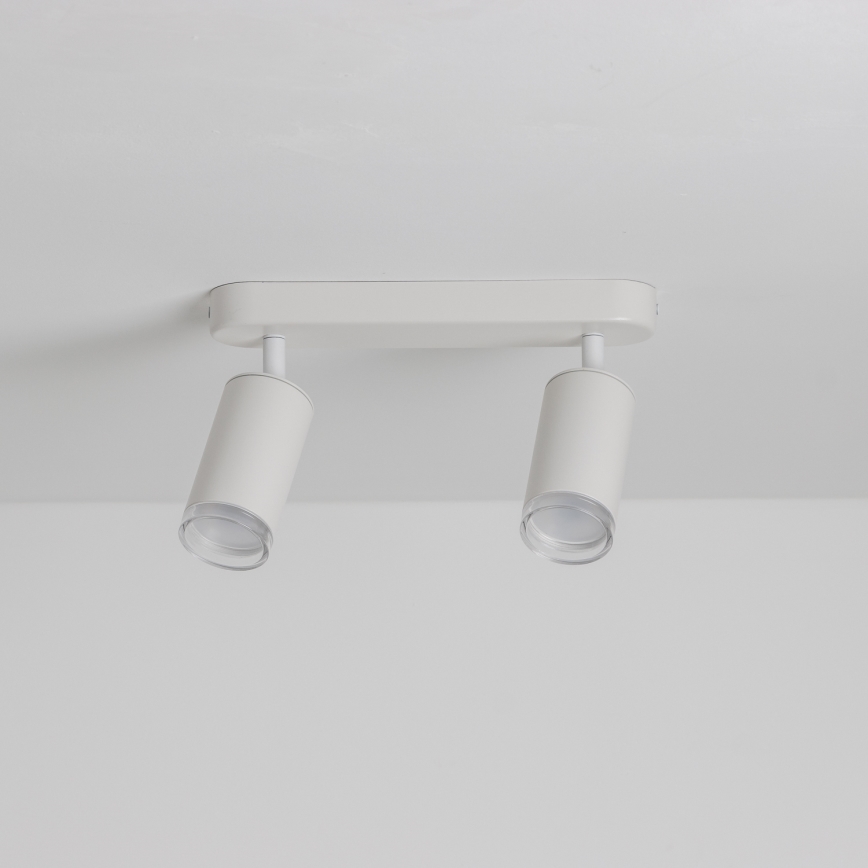 Brilagi - Kopalniški reflektor SELE 2xGU10/30W/230V IP44 bela