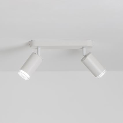 Brilagi - Kopalniški reflektor SELE 2xGU10/30W/230V IP44 bela