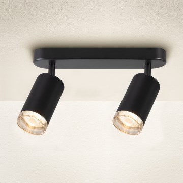 Brilagi - Kopalniški reflektor SELE 2xGU10/30W/230V IP44 črna