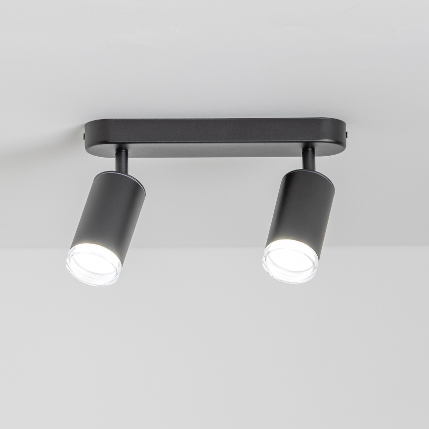 Brilagi - Kopalniški reflektor SELE 2xGU10/30W/230V IP44 črna