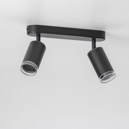 Brilagi - Kopalniški reflektor SELE 2xGU10/30W/230V IP44 črna
