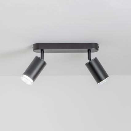 Brilagi - Kopalniški reflektor SELE 2xGU10/30W/230V IP44 črna