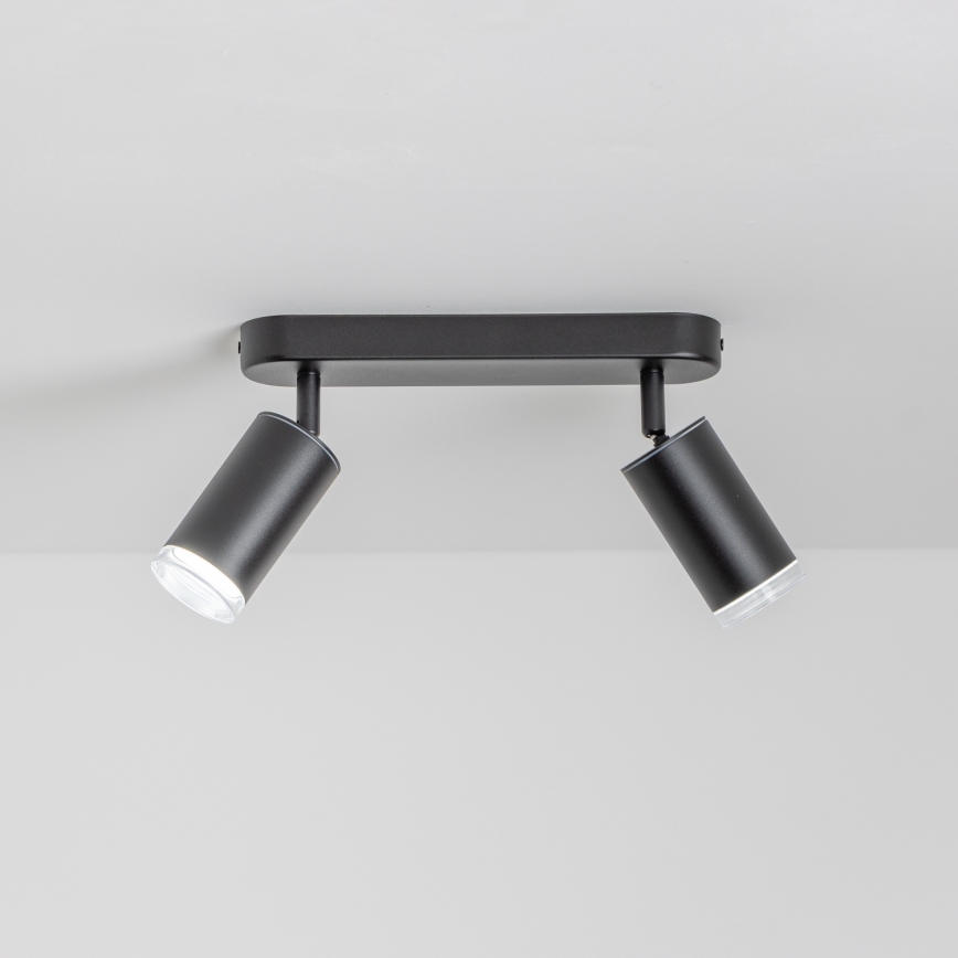 Brilagi - Kopalniški reflektor SELE 2xGU10/30W/230V IP44 črna