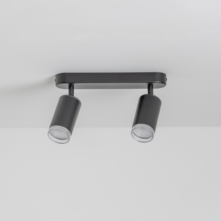 Brilagi - Kopalniški reflektor SELE 2xGU10/30W/230V IP44 črna